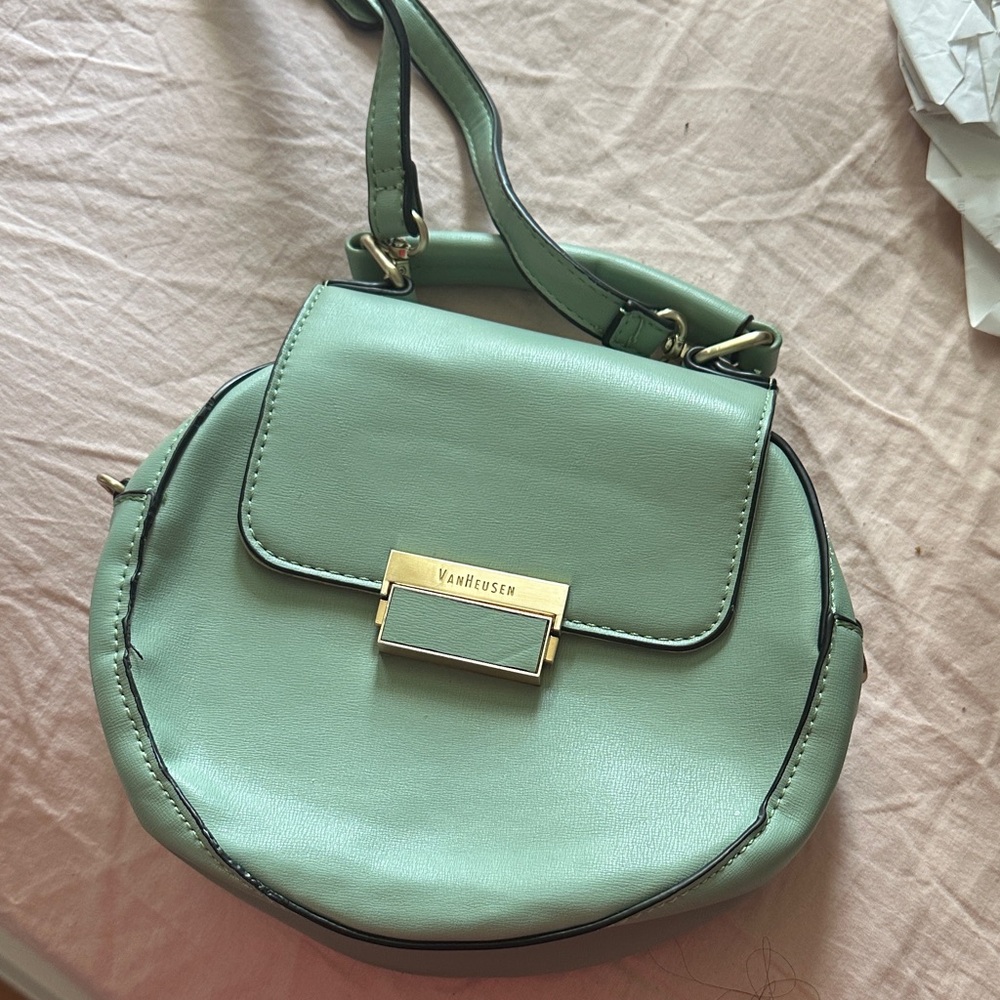 Van Heusen Light Green Crossbody Bag